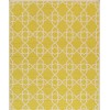 Pasargad Home Kilim Hand-Woven Lamb's Wool Area Rug, 6'0" X 9'0", Gold