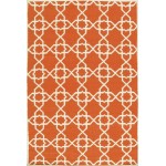 Pasargad Home Area Rug Kilim Flat Weave Lamb's Wool Coral 9' 0" X 12' 0"