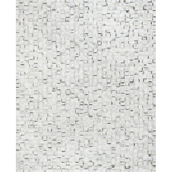 Pasargad Home Hand-Loomed Cowhide Area Rug- 7' 9" X 9' 9"
