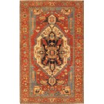 Pasargad Home Serapi Hand-Knotted Lamb's Wool Area Rug- 9' 1" X 11' 11"