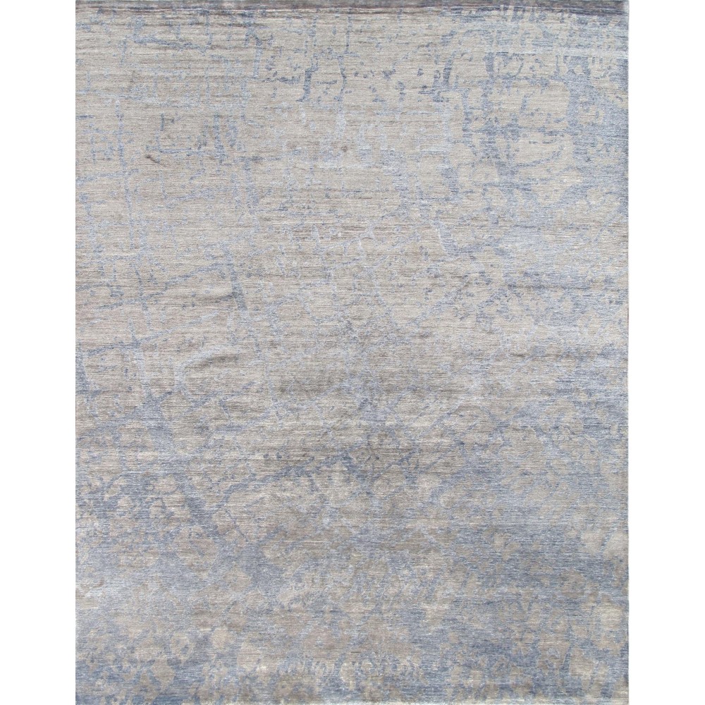 Pasargad Home Modern Collection Hand-Knotted Silk Area Rug- 9' 1" X 11' 10" Pasargad Home Modern Collection Hand-Knotted Silk Area Rug- 9' 1" X 11' 10"