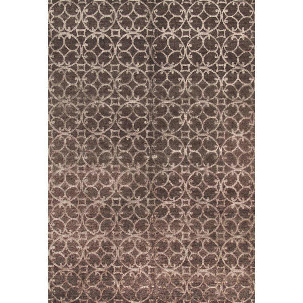 Pasargad Home Modern Hand-Knotted Silk & Wool Area Rug- 2' 0" X 3' 0" CIRC-4 2X3 Pasargad Home Modern Hand-Knotted Silk & Wool Area Rug- 2' 0" X 3' 0" CIRC-4 2X3