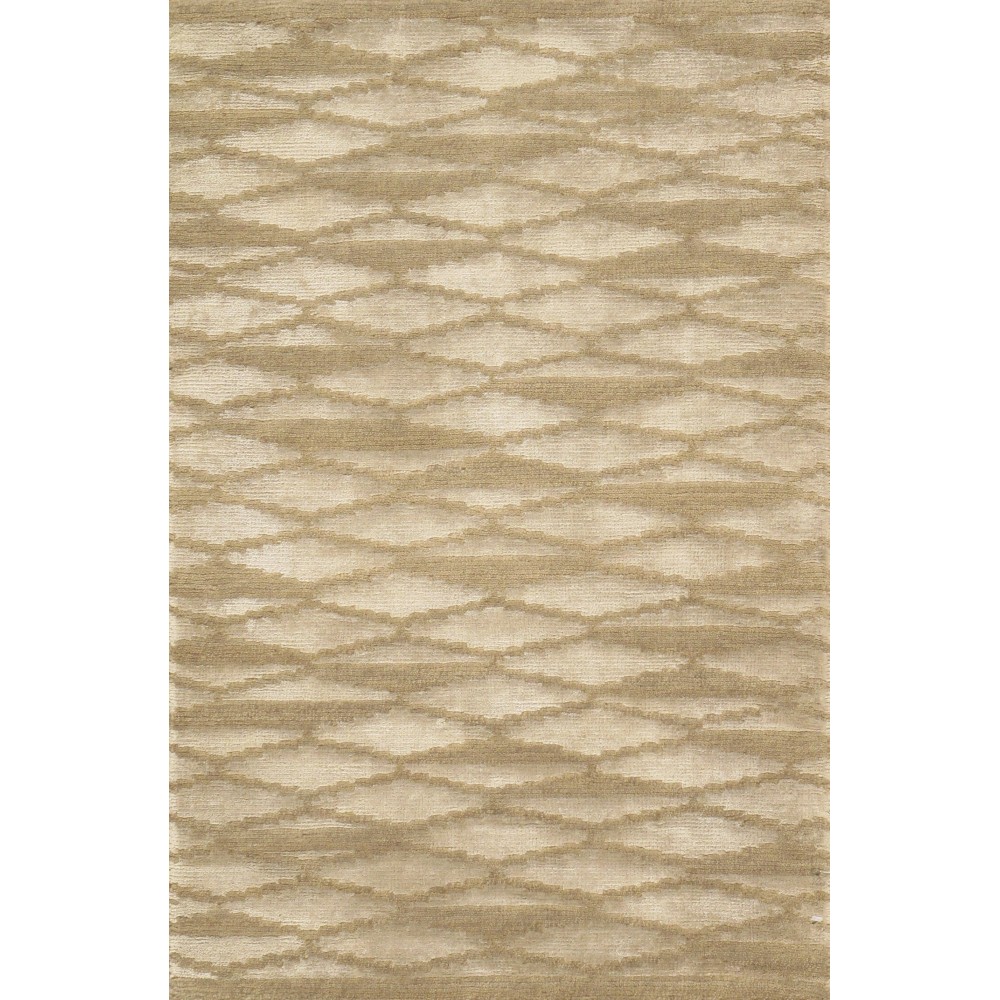 Modern Hand-Knotted Silk & Wool Area Rug- 2' 0" X 3' 0" SHIMMER-3 2X3