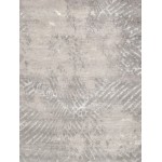 Pasargad Home Modern Collection Hand-Knotted Silk & Wool Area Rug