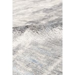 Pasargad Home Area Rug Modern Hand-Knotted Silk, Wool Silver 9' 2" X 12' 0"