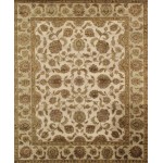 Pasargad Home Agra Collection Hand-Knotted Silk & Wool Area Rug- 8' 1" X 10' 1"