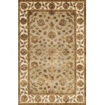 Pasargad Home Agra Collection Hand-Knotted Silk & Wool Area Rug- 4' 0" X 6' 2"