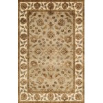 Pasargad Home Agra Collection Hand-Knotted Silk & Wool Area Rug- 4' 1" X 6' 0"