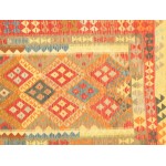 Pasargad Home Kilim Collection Hand-Woven Lamb's Wool Area Rug- 4' 9" X 6' 6"