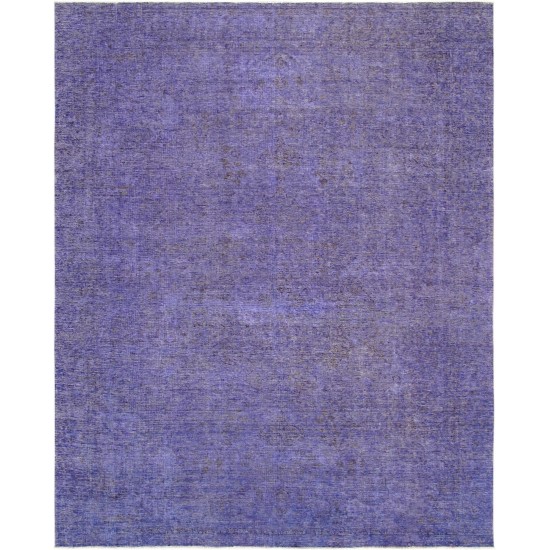 Pasargad Home Vintage Vintage Purple Lamb's Wool Area Rug- 9' 2" X 11'11"