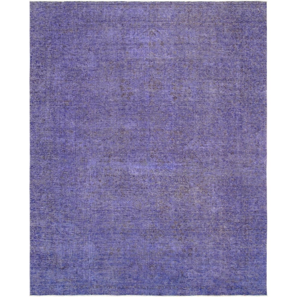 Pasargad Home Vintage Vintage Purple Lamb's Wool Area Rug- 9' 2" X 11'11"