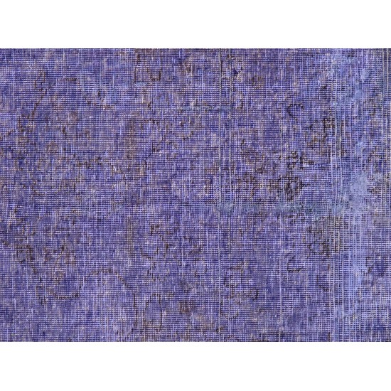 Pasargad Home Vintage Vintage Purple Lamb's Wool Area Rug- 9' 2" X 11'11"