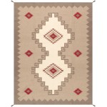 Pasargad Home Kilim Collection Hand-Woven Wool Area Rug- 9' 0" X 11'10"