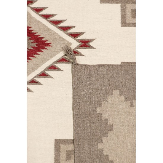 Pasargad Home Kilim Collection Hand-Woven Wool Area Rug- 9' 0" X 11'10"