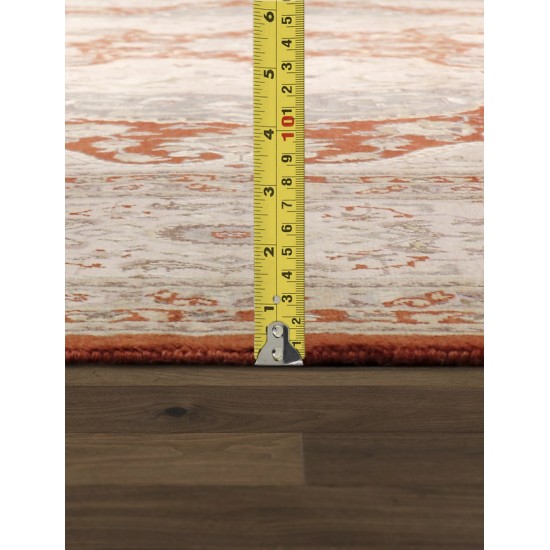 Pasargad Home Tabriz Hand-Knotted Silk & Wool Area Rug- 9'11" X 14' 0"