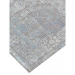 Pasargad Home Transitional Hand-Knotted Silk & Wool Area Rug- 8' 1" X 10' 0"