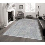 Pasargad Home Transitional Hand-Knotted Silk & Wool Area Rug- 8' 1" X 10' 0"