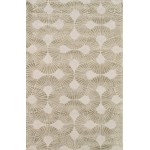 Pasargad Home Area Rug Modern Hand-Tufted Silk, Wool Gray 5' 0" X 8' 0"