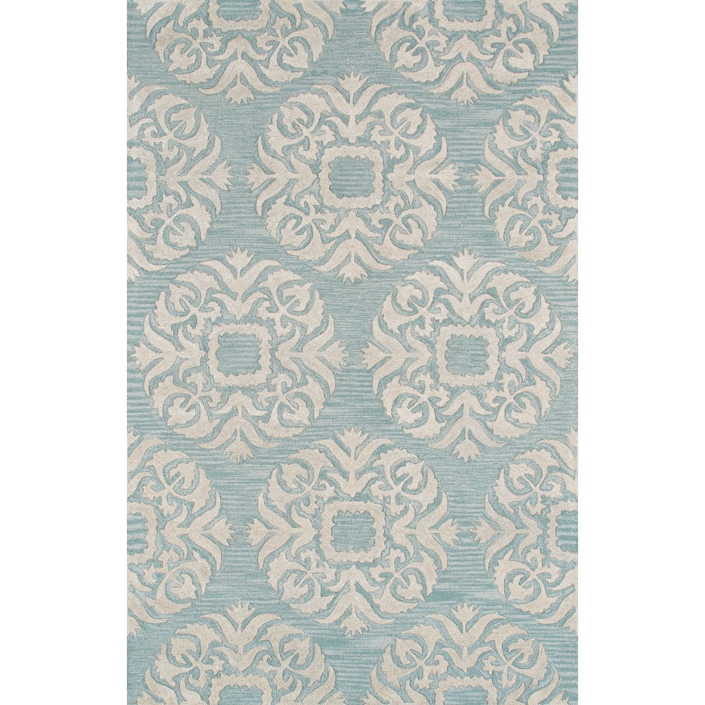 Transitiona Hand-TuftedViscose Silk & Wool Area Rug PBW-784GRN 5X8