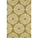 Pasargad Home Area Rug Transitiona Hand-Tufted Silk, Wool Gold 5' 0" X 8' 0"