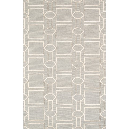 Transitiona Hand-TuftedViscose Silk & Wool Area Rug- 5' 0" X 8' 0" PBW-2SAM 5x8