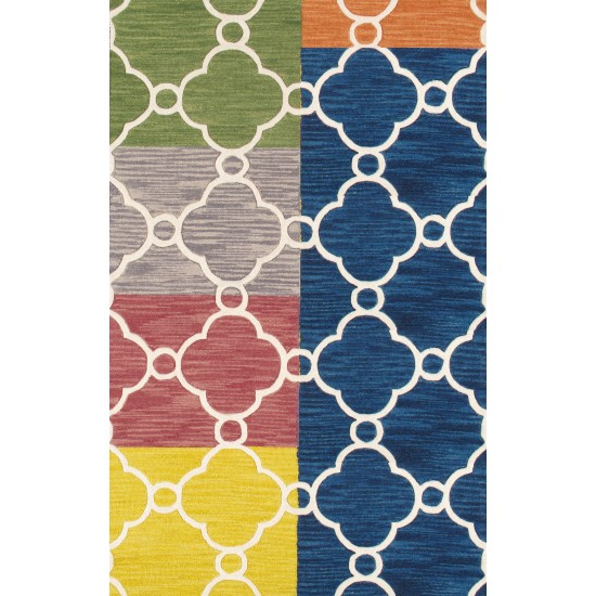 Transitiona Hand-TuftedLamb's Wool Area Rug- 5' 0" X 8' 0" PBW-820CHART 5X8