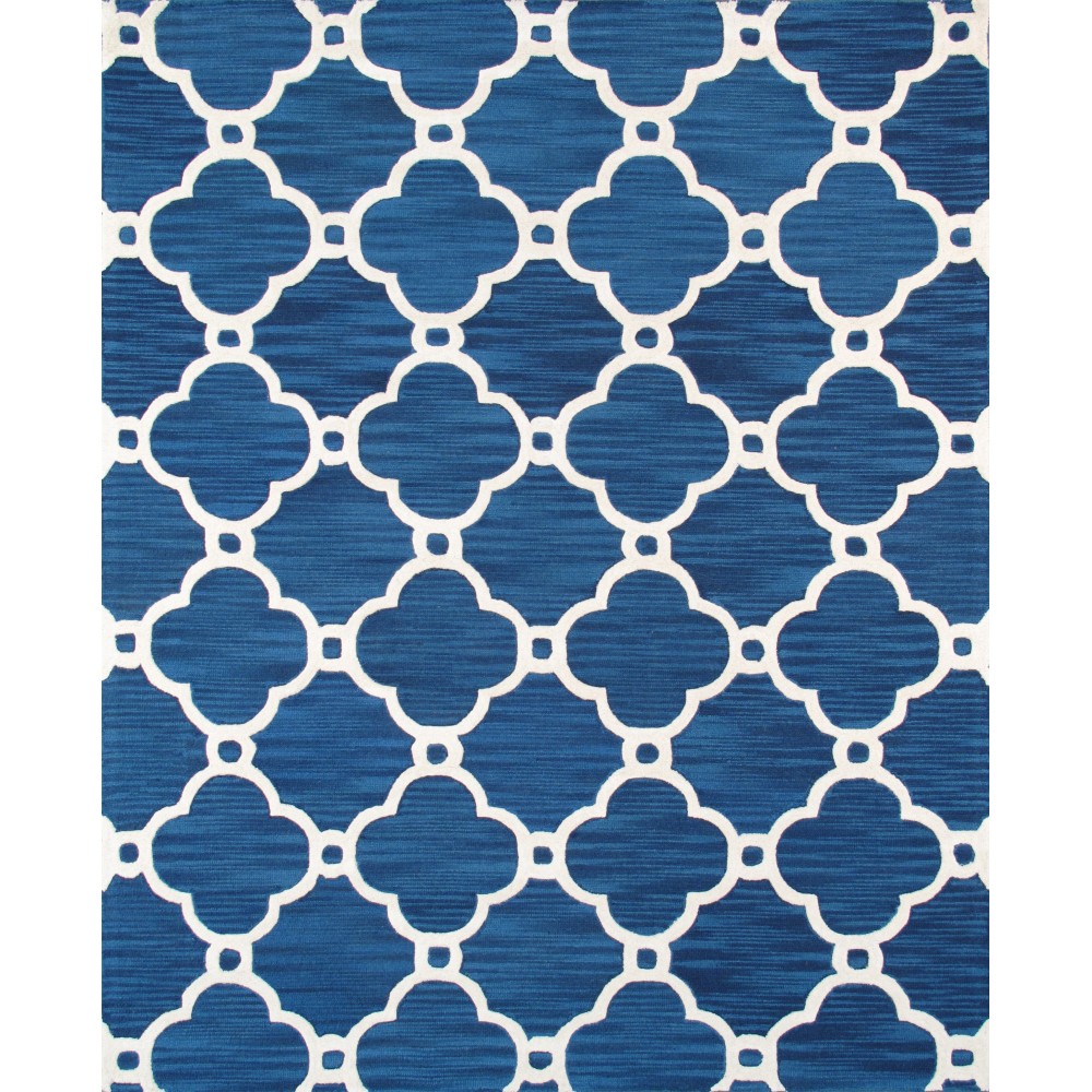 Pasargad Home Transitiona Hand-Tufted Lamb's Wool Area Rug- 7' 9" X 9' 9"