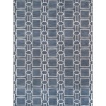 Pasargad Home Area Rug Transitiona Hand-Tufted Silk, Wool Grey 4' 0" X 6' 0"