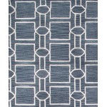 Pasargad Home Area Rug Transitiona Hand-Tufted Silk, Wool Grey 4' 0" X 6' 0"