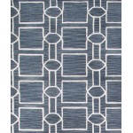 Pasargad Home Area Rug Transitiona Hand-Tufted Silk, Wool Grey 5' 6" X 8' 6"
