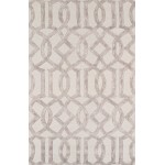 Pasargad Home Transitional Hand-Tufted Silk & Wool Area Rug- 5' 0" X 8' 0"