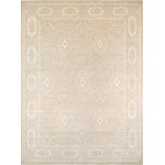 Pasargad Home Ferehan Collection Hand-Knotted Wool Area Rug- 8' 8" X 11' 9"