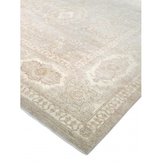 Pasargad Home Ferehan Collection Hand-Knotted Wool Area Rug- 8' 8" X 11' 9"