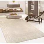 Pasargad Home Ferehan Collection Hand-Knotted Wool Area Rug- 8' 8" X 11' 9"