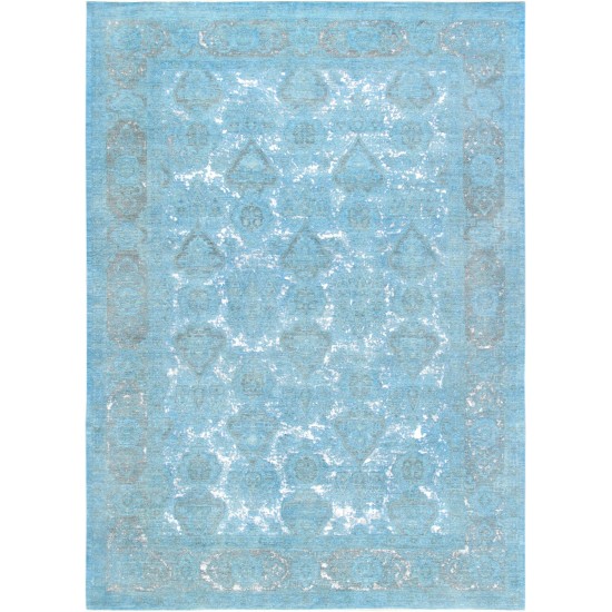 Pasargad Home Overdye Hand-Knotted Lamb's Wool Area Rug- 9' 9" X 13' 5"