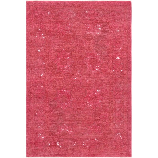 Pasargad Home Overdye Hand-Knotted Lamb's Wool Area Rug- 4' 0" X 6' 0"