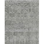 Pasargad Home Transitional Hand-Knotted Silk & Wool Area Rug- 7' 11" X 9' 8"