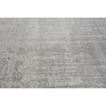 Pasargad Home Transitional Hand-Knotted Silk & Wool Area Rug- 7' 11" X 9' 8"