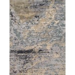 Pasargad Home Transitional Hand-Knotted Silk & Wool Area Rug- 8'11" X 11'10"