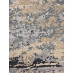 Pasargad Home Transitional Hand-Knotted Silk & Wool Area Rug- 8'11" X 11'10"