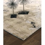 Pasargad Home Transitional Hand-Knotted Silk & Wool Area Rug- 8'11" X 11'10"