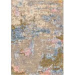 Pasargad Home Modern Hand-Knotted Blue Bsilk & Wool Area Rug- 2' 0" X 3' 0"