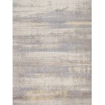 Area Rug Modern Hand-Loomed Silk, wool, cotton Ivory 8' 0" X 10' 0"