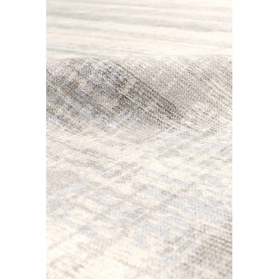 Pasargad Home Area Rug Modern Hand-Loomed Silk, wool Silver 6' 0" X 9' 0"