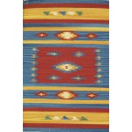 Pasargad Home Anatolian Kilim Collection Hand Woven Cotton Area Rug-5' x 8'