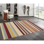 Pasargad Home Anatolian Collection Hand-Woven Cotton Area Rug- 5' 0" X 8' 0"