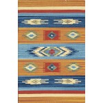 Pasargad Home Area Rug Anatolian Hand-Woven Copper Multi 4' 0" X 6' 0"