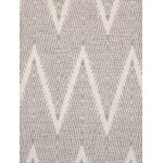 Pasargad Home Area Rug Simplicity Hand-Woven Cotton Grey 4' 0" X 6' 0"