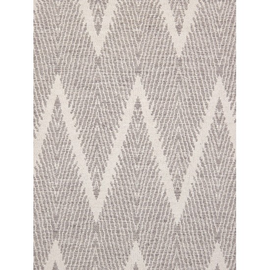 Pasargad Home Area Rug Simplicity Hand-Woven Cotton Grey 4' 0" X 6' 0"