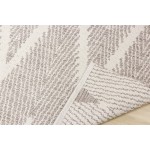 Pasargad Home Area Rug Simplicity Hand-Woven Cotton Grey 4' 0" X 6' 0"